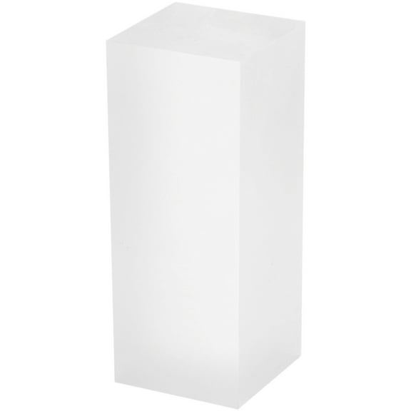 Plymor Frosted Acrylic Rectangular Display Block, 2" H x 2" W x 5" D