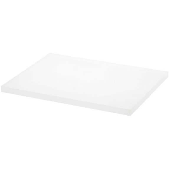 Plymor Frosted Rectangular Acrylic Display Base, 8" W x 6" D x 0.375" H