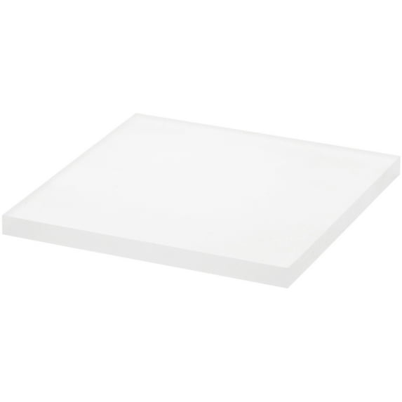 Plymor Frosted Square Acrylic Display Base, 5" W x 5" D x 0.375" H, Pack of 3