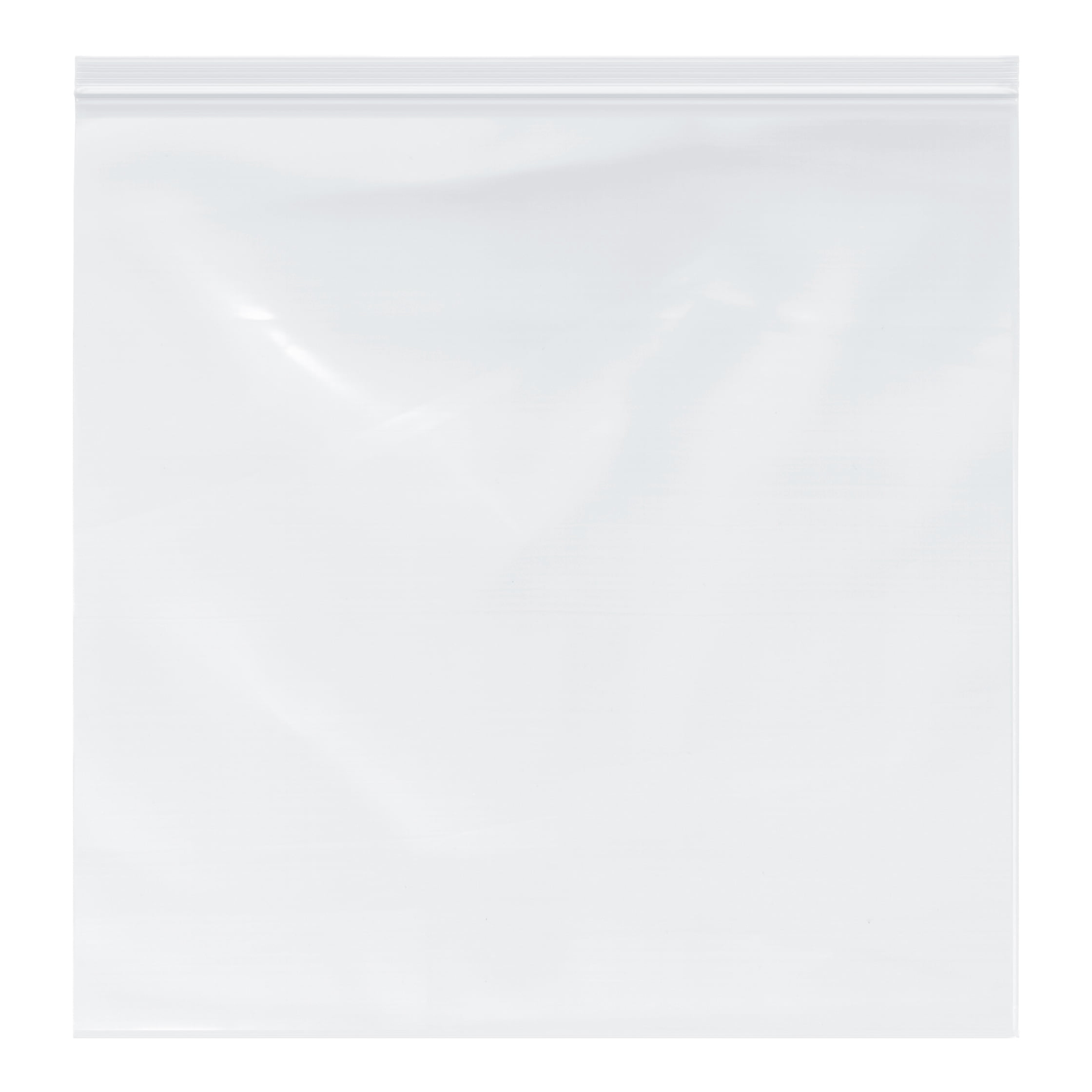 Plymor Heavy Duty Plastic Reclosable Zipper Bags, 4 Mil, 20" x 20