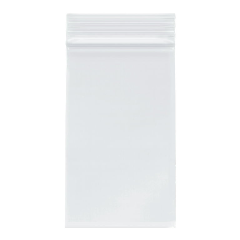 Plymor Heavy Duty Plastic Reclosable Zipper Bags, 4 Mil, 3 x 4 (Pack of  500)