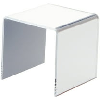 Plymor Mirrored Acrylic Square Display Riser, 5" H x 5" W x 5" D (3/16" thick)