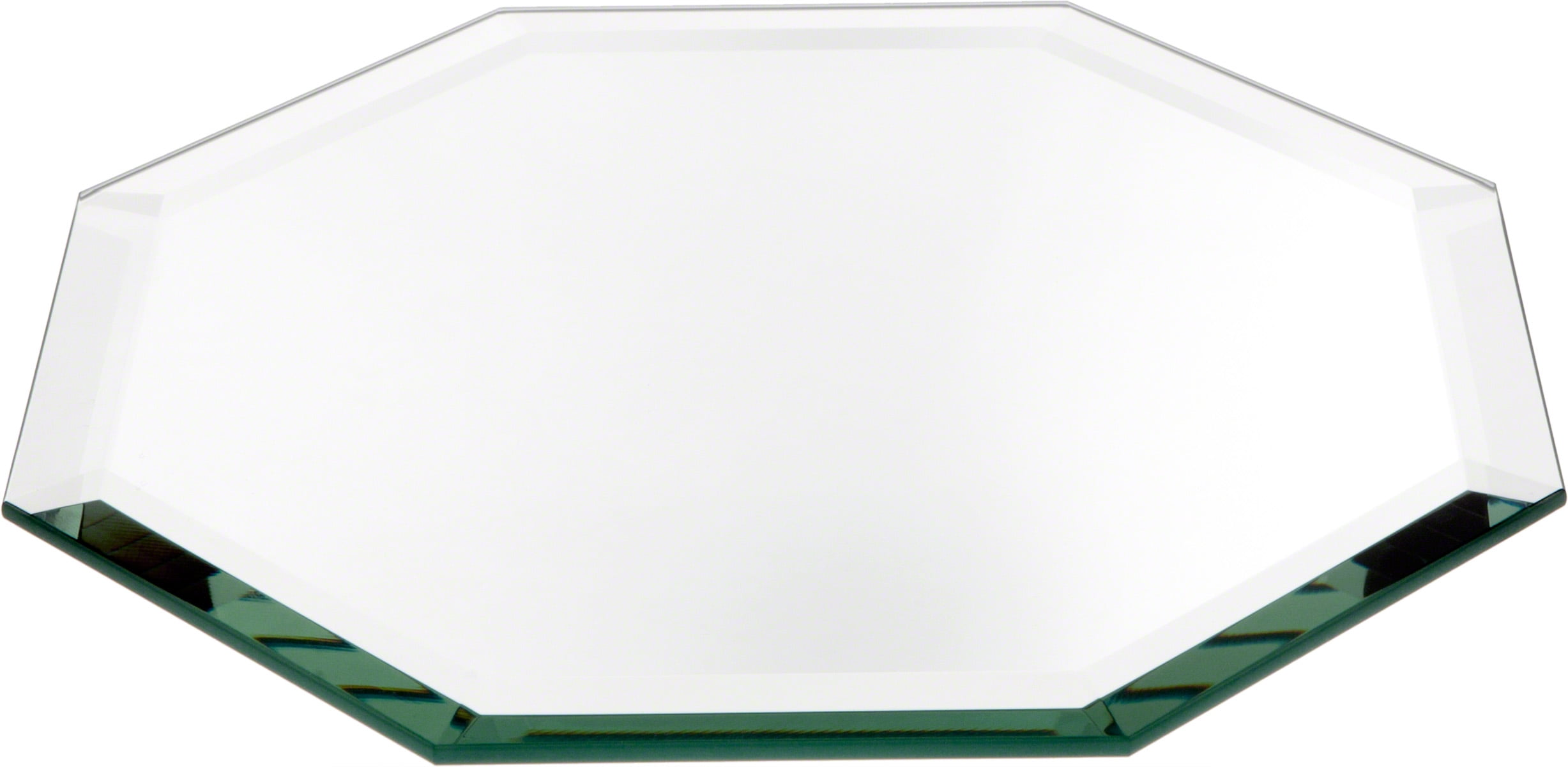 Plymor Octagon 5mm Beveled Glass Mirror, 8 inch x 8 inch (Pack of