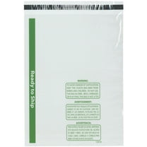 Plymor Ready to Ship 1.5 Mil Wicketed Poly Bags with Permanent Adhesive Strip and Suffocation Warning, 12" x 16" (Pack of 250)