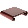 thumbnail image 1 of Plymor Red Scroll Wood Veneer Footed Display Base, 5" W x 4" D x 1.125" H (4" x 3.75" Display Area), Pack of 2, 1 of 1