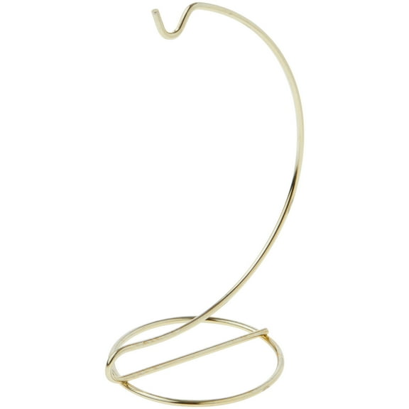 Plymor Simple Gold Ornament Stand, 6" H x 2.625" W x 2.625" D (6 Pack)