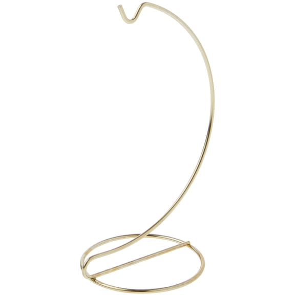 Plymor Simple Gold Ornament Stand, 7" H x 3" W x 3" D (6 Pack)