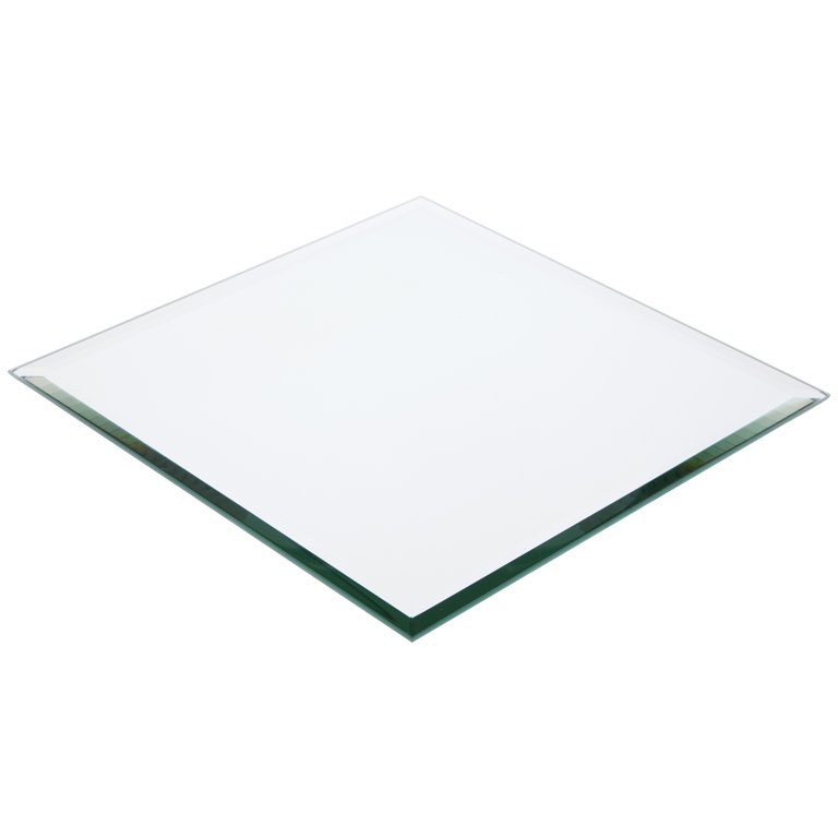 Plymor Square 5mm Beveled Glass Mirror, 10 inch x 10 inch (Pack of 12)