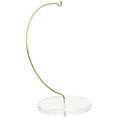thumbnail image 1 of Plymor Wire Ornament Hanger Display with 3.25" Clear Acrylic Thick Round Base, 7" H (2 Pack), 1 of 2