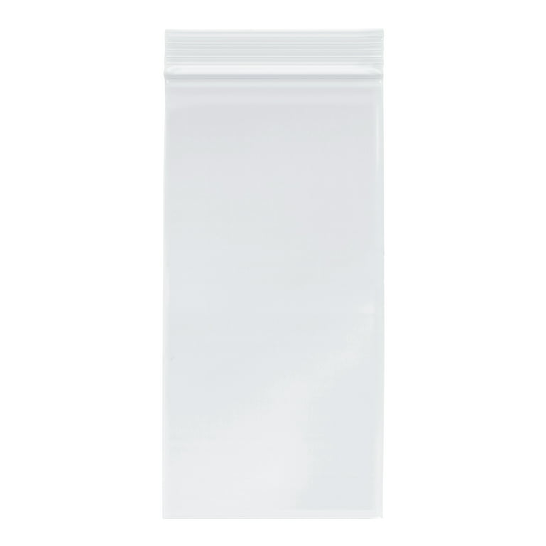 VALUE Reclosable Bags w/White Block 8 x 10 x 2 Mil Case:1000 Size:1/2 Gallon