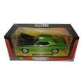 thumbnail image 1 of Plymouth 1970 Cuda Green with Black 1/24 by New Ray 71873 A, 1 of 3