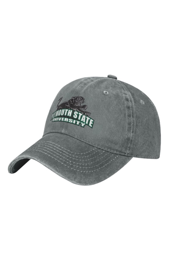 Plymouth A State University Logo Hat Adjustable Baseball Cap Cotton Cowboy Hat, Fashionable For Man Woman