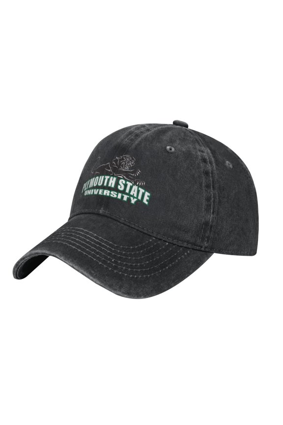 Plymouth A State University Logo Hat Adjustable Baseball Cap Cotton Cowboy Hat, Fashionable For Man Woman