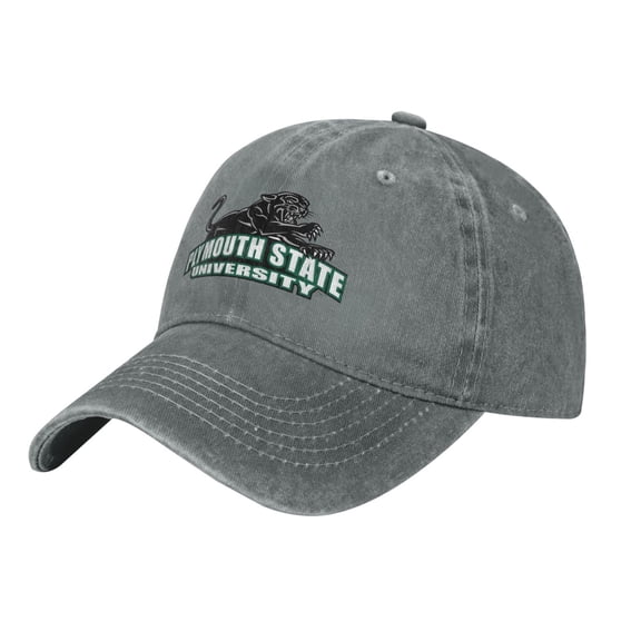 Plymouth A State University Logo Hat Adjustable Baseball Cap Cotton Cowboy Hat, Fashionable For Man Woman