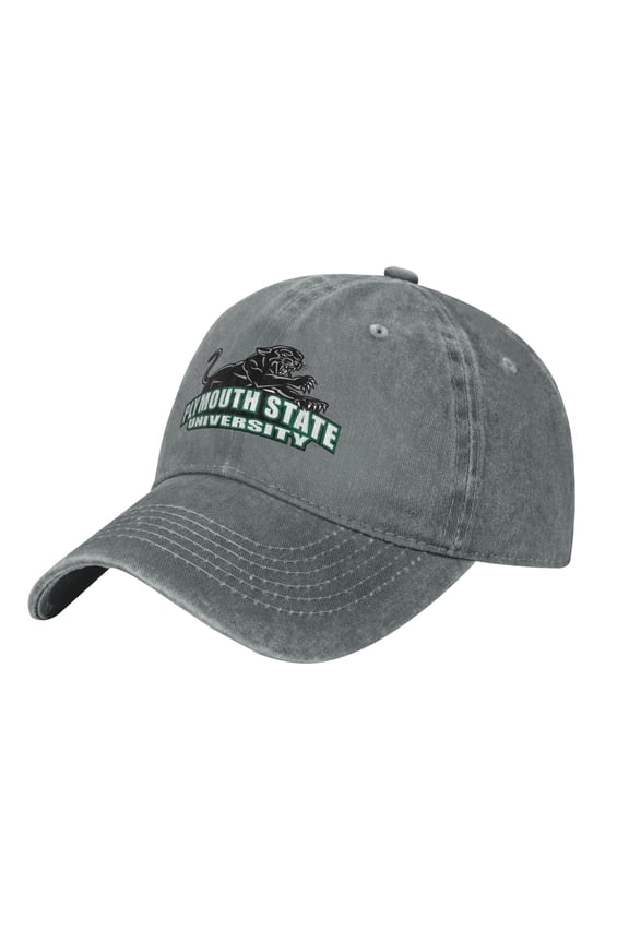Plymouth A State University Logo Hat Adjustable Baseball Cap Cotton Cowboy Hat, Fashionable For Man Woman