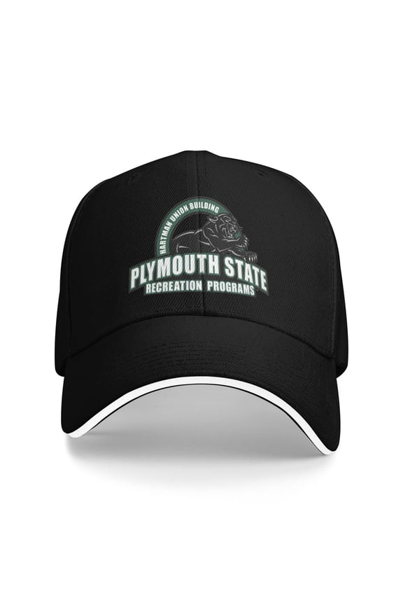 Plymouth A State University Logo Unisex Baseball Caps Sandwich Caps Dad Hat Casual Hat