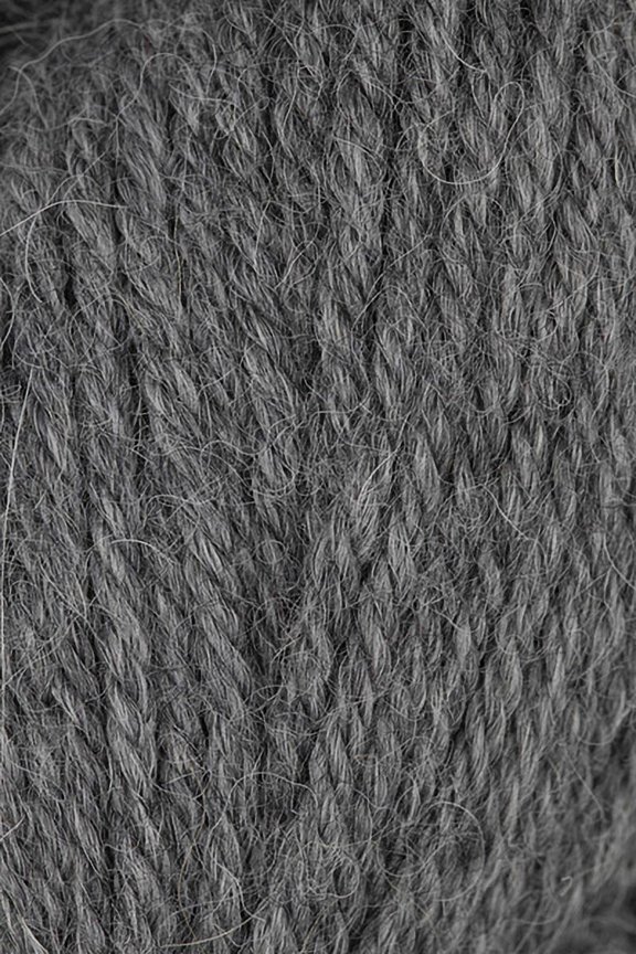 - Baby Alpaca Worsted Knitting Yarn - Medium Grey (# 115)
