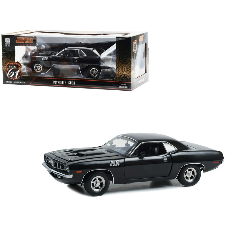  Plymouth Barracuda Black John Wick: Chapter 4 (2023