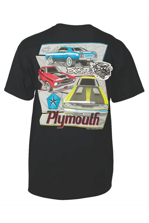 Plymouth Duster Mopar Men's T shirt Licensed Hot Rod Mopar