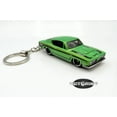 thumbnail image 1 of Plymouth Hemi Cuda Green Car Rare Novelty Keychain 1:64 Diecast, 1 of 4