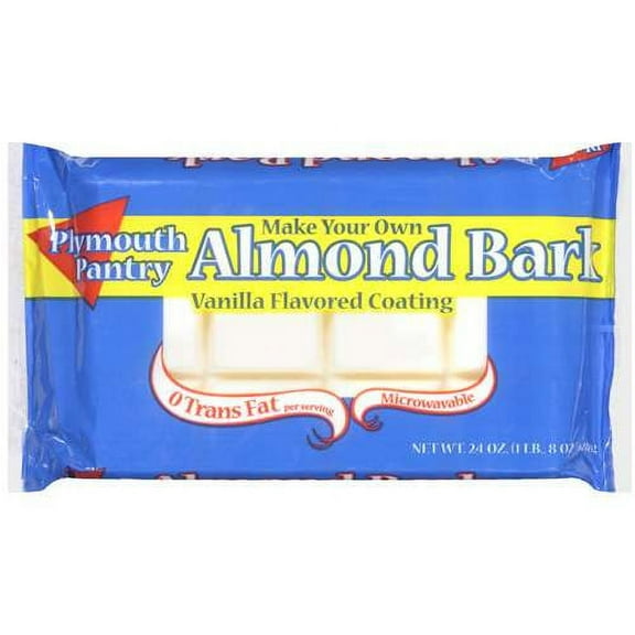 Plymouth Pantry Almond Bark Vanilla Baking Bar, 24 oz