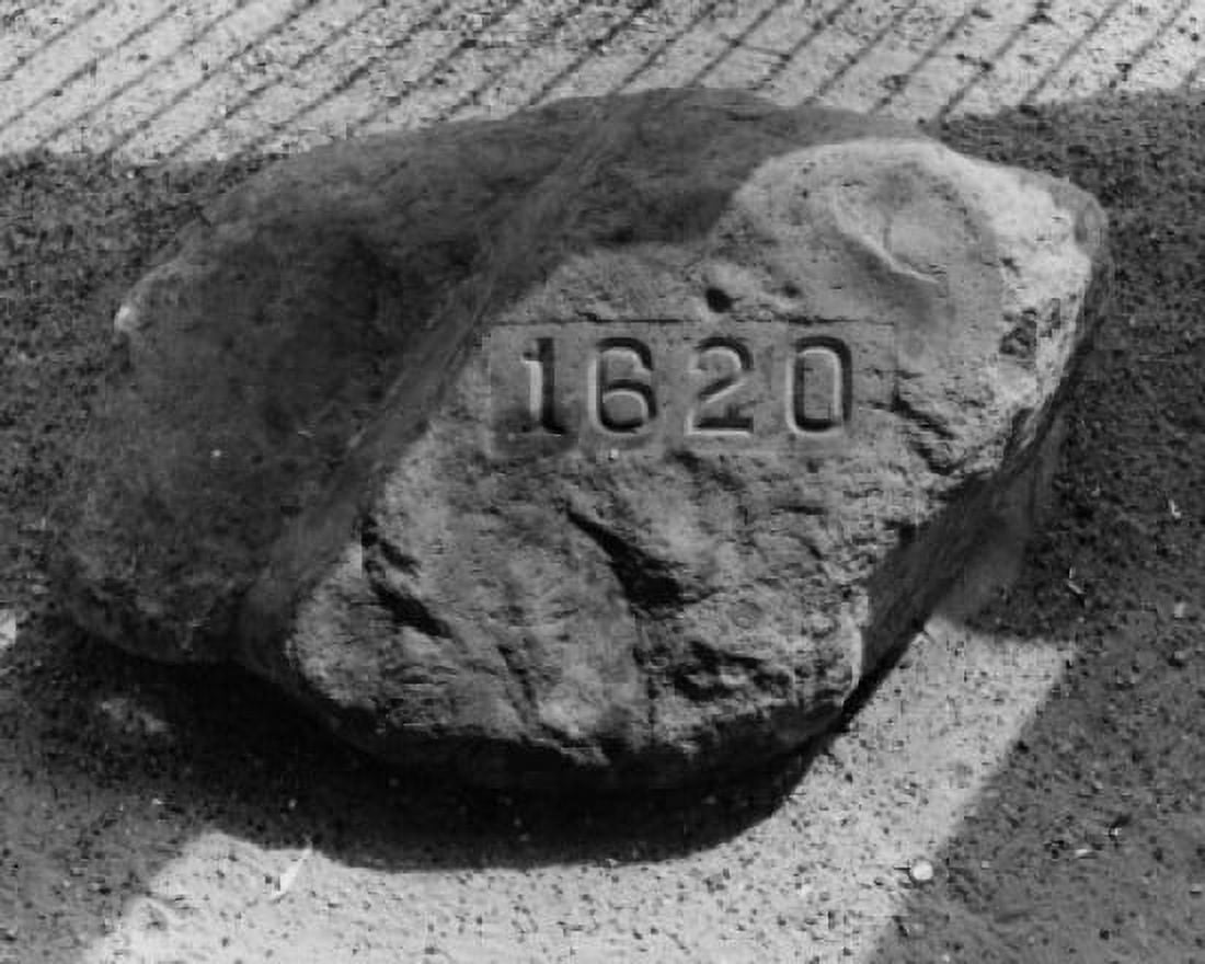 Plymouth Rock Plymouth Massachusetts USA Canvas Art - (24 x 36)