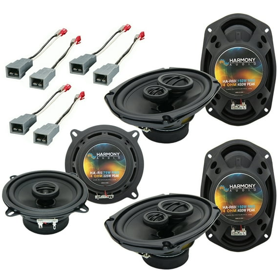 Plymouth Voyager 1996-2000 OEM Speaker Upgrade Harmony R69 R5 Package New