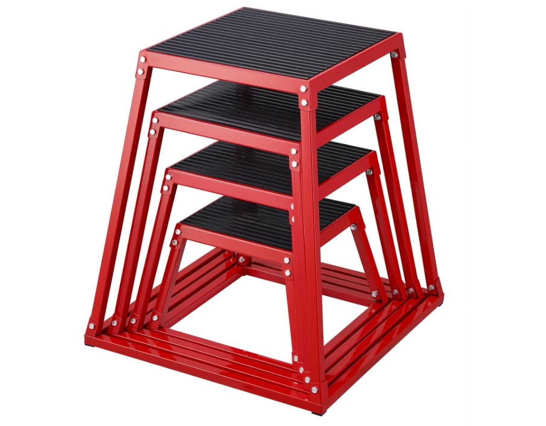 SKYSHALO Plyometric Jump Boxes, 12/18/24/30 In. Plyo Box, Platform And Jumping Agility Box,Anti-Slip Fitness Exercise Step Up Box - View #7