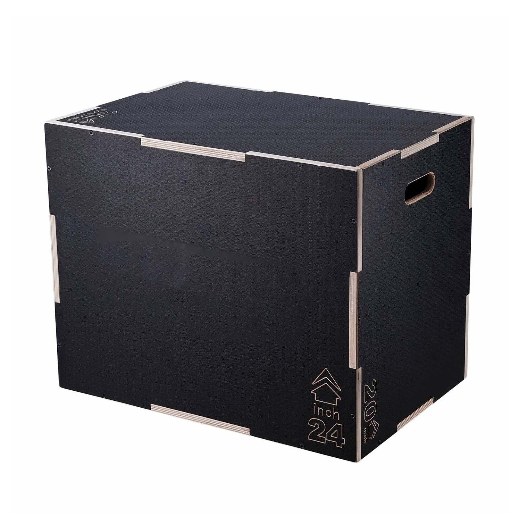 Plyometric Jump Box 3 in 1, 30/24/20 Inch Wooden Plyo Box, Fitness Step ...