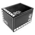 thumbnail image 1 of Plyometric Jump Box 3-in-1 – Foam Plyo Box for Fitness, HIIT, Strength Training – Adjustable 16/20/24 inch – Non-Slip, Lightweight & Portable, 1 of 9