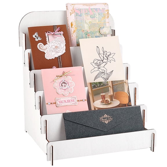 Plywood Laminated Shelf Display Case White 30x30x36cm DIY