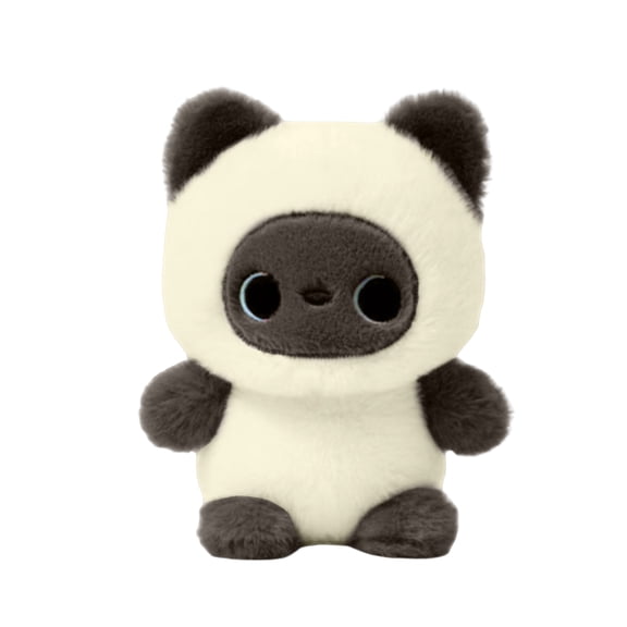 Plyzle 15cm Plush Panda Stuffed Animal Soft Toy Cute Panda Bear Doll for Kids Room Decor Gift Birthday Present