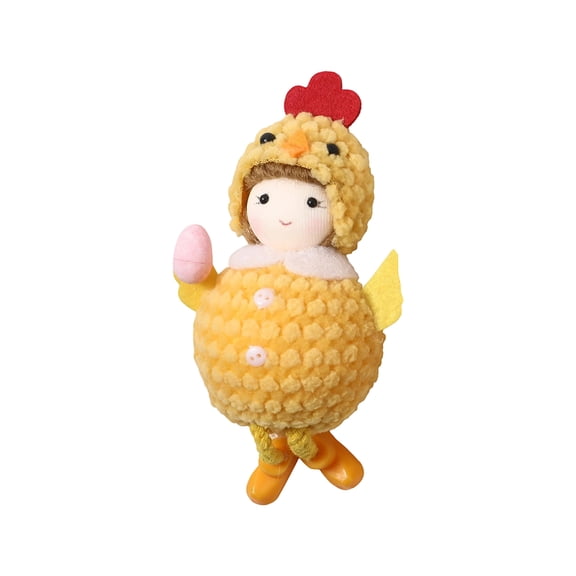 Plyzle Easter Chicken Hat Decoration Pink Resin Spring Garden Decor Outdoor Party Supplies Funny Chick Accessories