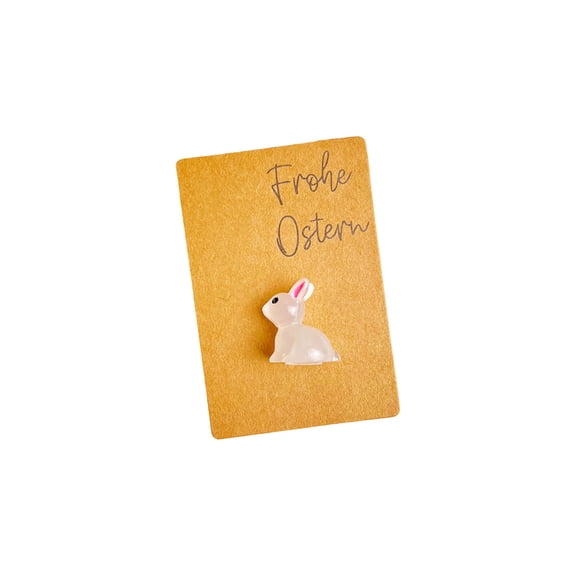 Plyzle Night Light Bunny Resin Pocket Hug Card Easter Gift Decor White