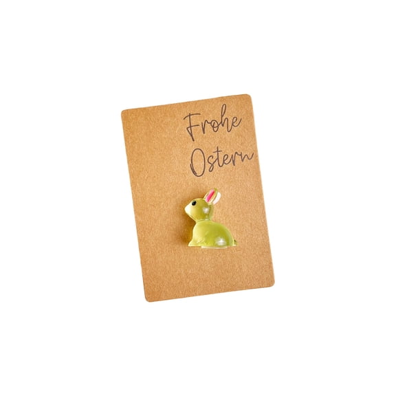Plyzle Night Light Bunny Resin Pocket Hug Card Easter Gift Decoration Green Frohe Oster