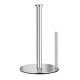 thumbnail image 1 of Plyzle Paper Towel Holder Countertop, Metal Base with One-Hand Tear, Space-Saving for Kitchen & Bathroom, 11.8 Inch,Silver, 1 of 5