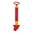 thumbnail image 1 of Plyzle Toilet Plunger Pump - Manual Press-Type Drain Unclogger for Clogged Pipes & Toilets, 18.89 Inch Durable Plastic in Red(Single Piece), 1 of 6