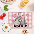 thumbnail image 1 of Plyzle Valentine's Day Love Hearts Placemats,11.8x9.4 Inch Seasonal Anniversary Holiday Table Mats for Party Kitchen Dining Decoration,1 Pcs Table Placemat, 1 of 4