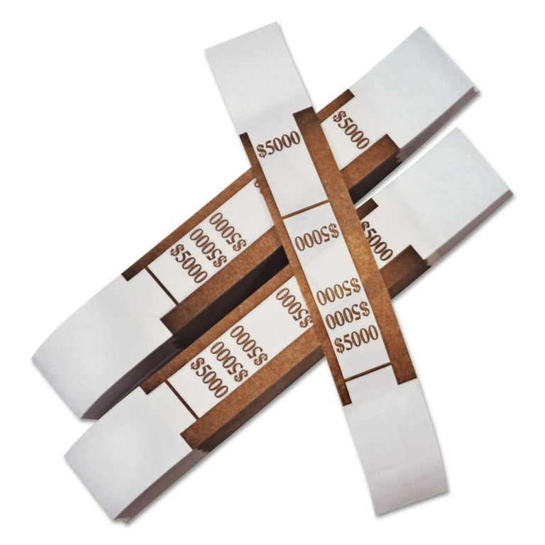 Color-Coded Kraft Currency Straps, Dollar Bill, $50, Self-Adhesive, 1000/Pack Color-Coded Kraft Currency Straps, Dollar Bill, $50, Self-Adhesive, 1000/Pack