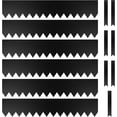 thumbnail image 1 of Pmango 6-Pack Galvanized Steel Landscape Edging w/Black Powder Coating - 40" L x 8" H Bendable Metal Strips - Hammer-in Edge Border w/ 7 Clips for Lawn, Yard Pathway Divider (20Ft Total) #LYLB08BK-US, 1 of 8