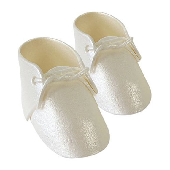 Pme Cake Handcrafted Sugar Sugarcraft Decoration Topper - Baby Bootee Pearl