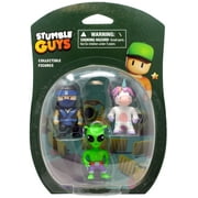 Pmi Collectible Stumble Guys Action Figures, (3 Piece)