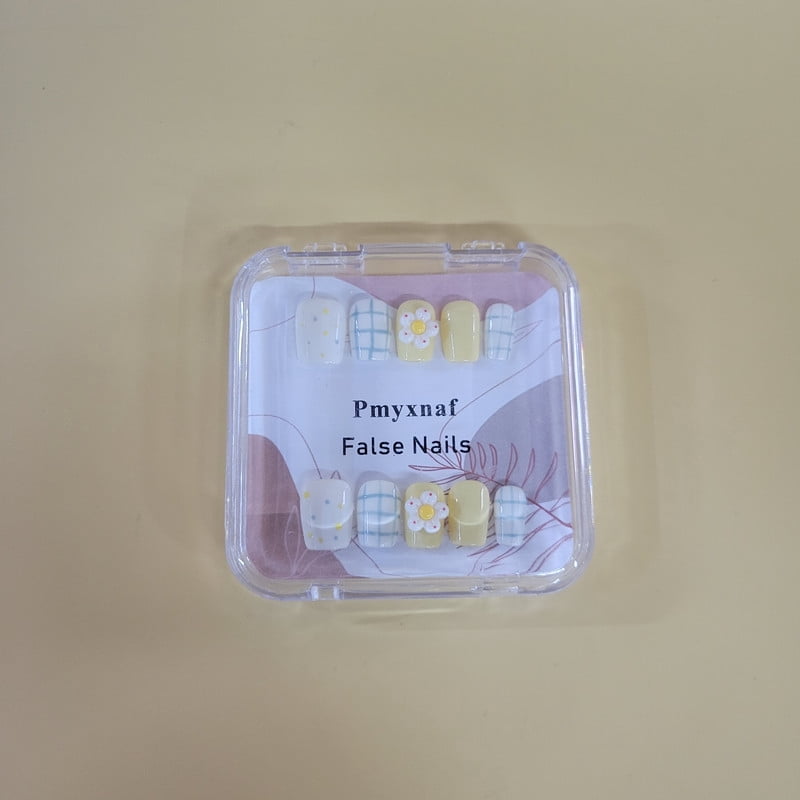 Pmyxnaf False nails – Full Cover Artificial Nails for DIY Manicure, Durable Nail Tips for Salon and Home Nail Art