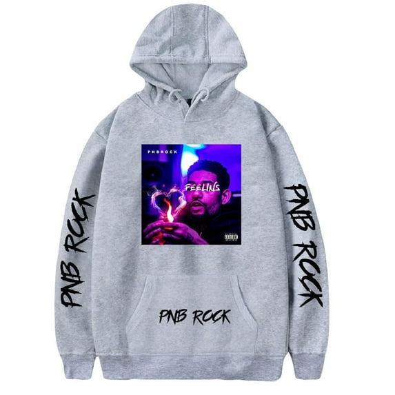 PnB Rock Hoodie Merch Long Sleeve Sweatshirt Unisex Long Sleeve Pullover Sports Tops