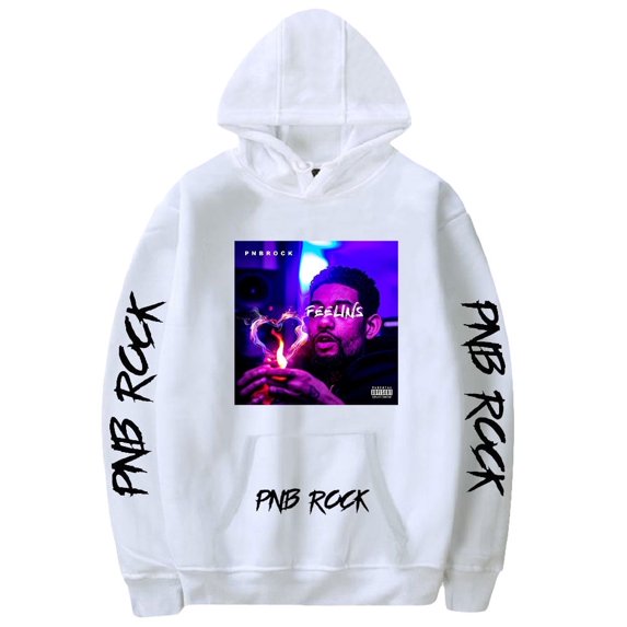 PnB Rock Hoodie Merch Long Sleeve Sweatshirt Unisex Long Sleeve Pullover Sports Tops