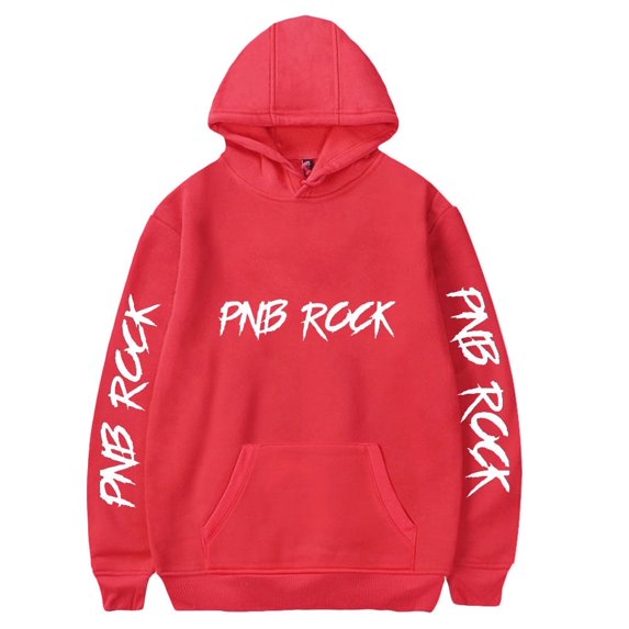 PnB Rock Merch Hoodie Long Sleeve Sweatshirt Unisex Pullover Sports Tops Fashion Clothes