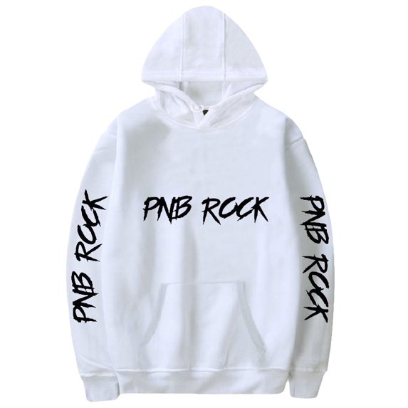 PnB Rock Merch Hoodie Long Sleeve Sweatshirt Unisex Pullover Sports Tops Fashion Clothes