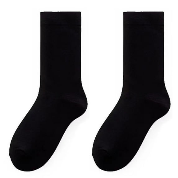 Pnellth 1 Pair Japanese Style Mid-tube Thick Women Socks Winter Simple Casual Sports Socks