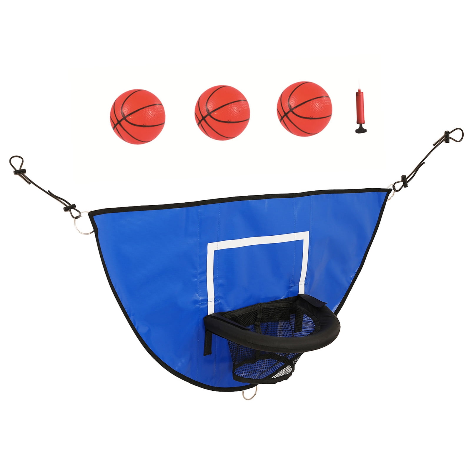 Pnellth 1 Set Universal Trampoline Basketball Hoop Set with Pump and