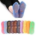 thumbnail image 1 of Pnellth 2Pcs Socks Short Anti-slip Cotton Sweat Absorption Sports Supplies for Trampoline, 1 of 8
